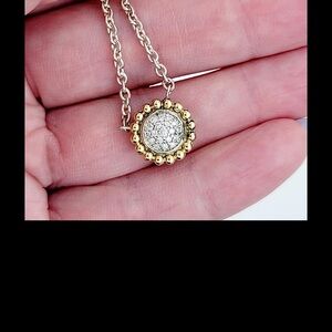 Silver and Gold Necklace with Timeless Elegance